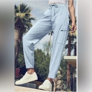Athleta Go Far Travel Pant Light Blue Size 16 Lightweight Travel Work Pants